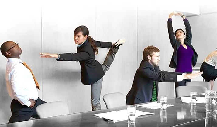 Relaxed posture above a slim keyboard